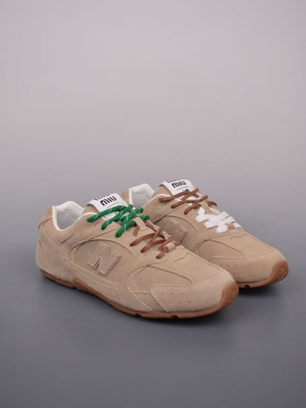 Miu Miu collaborates with New Balance on sneakers